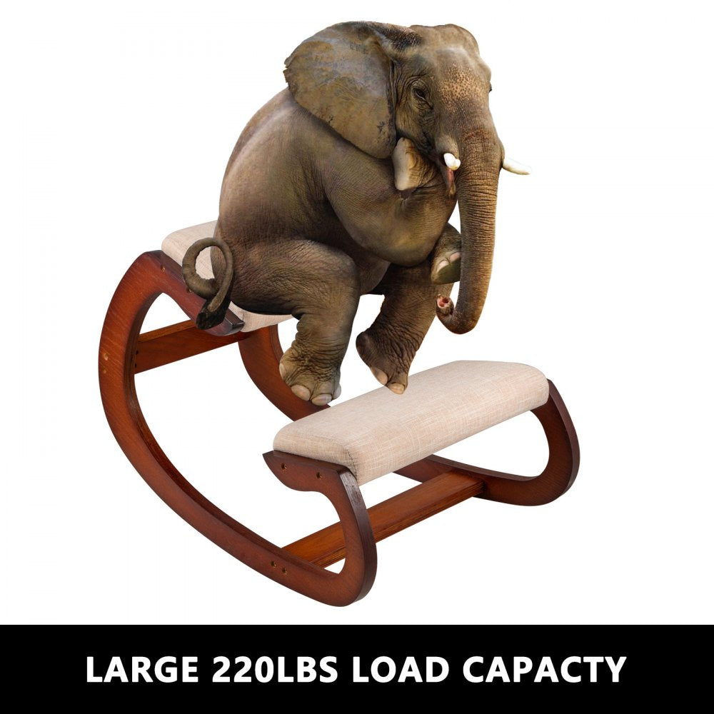 VEVOR Ergonomic Kneeling Chair 220LB Load Capacity