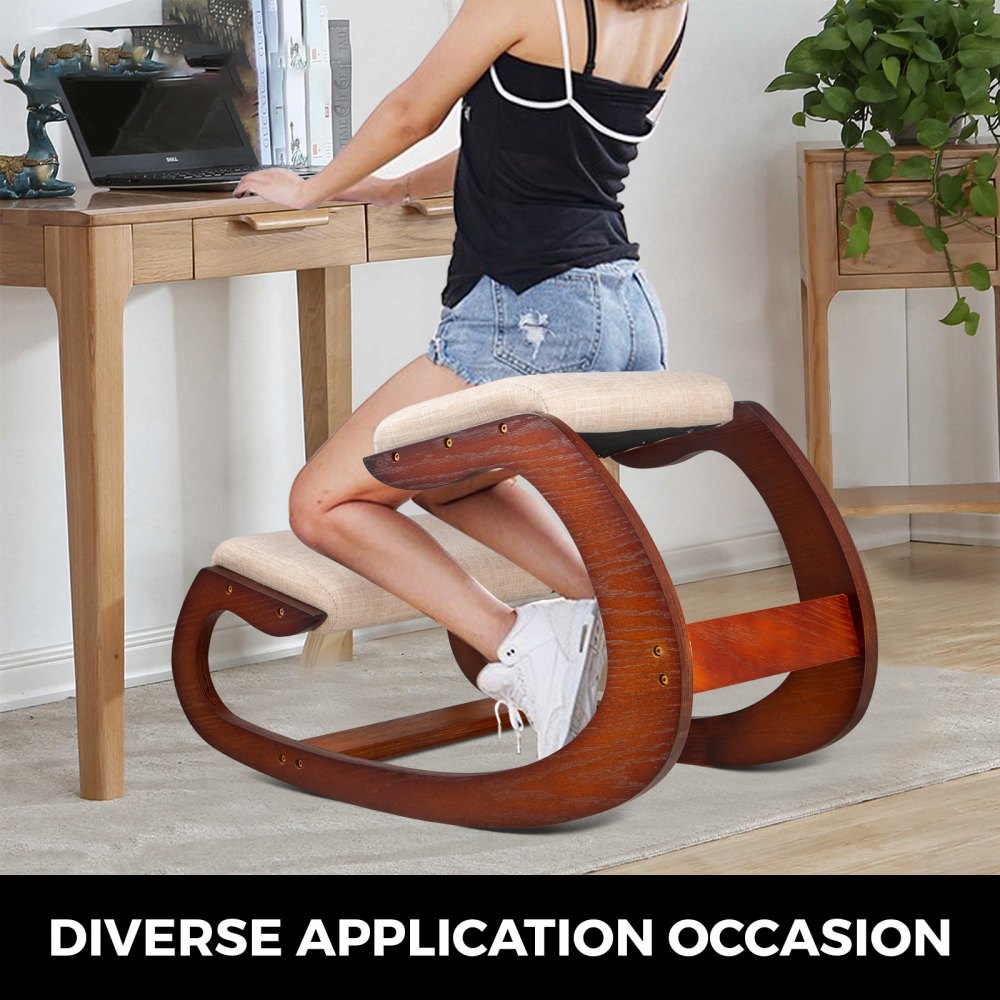 VEVOR Ergonomic Kneeling Chair 220LB Load Capacity