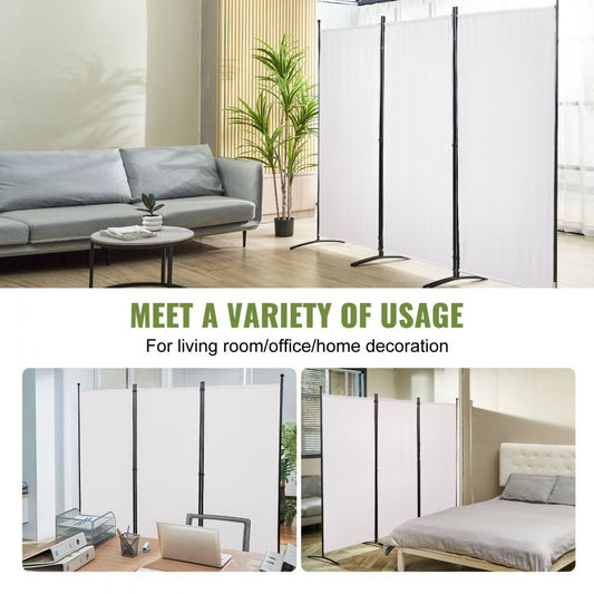 Room Divider, 6.1 ft Room Dividers and Folding Privacy Screens