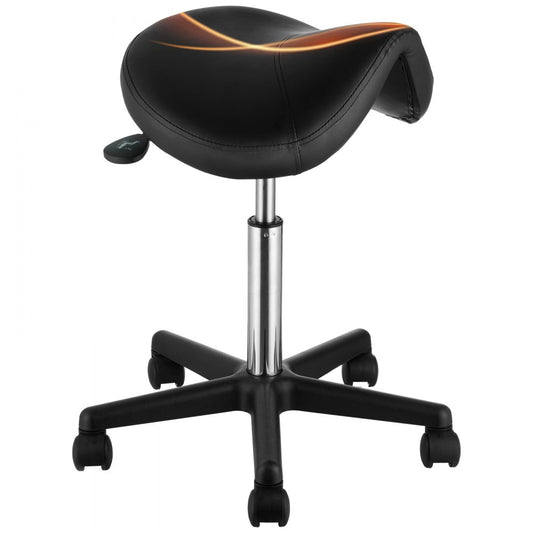 Saddle Stool with Wheels