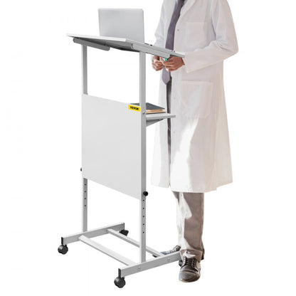 Standing Lectern, Height Adjustment Portable Pulpit